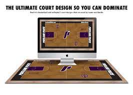 basketball court floor design