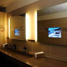 bathroom mirrors with built in tvs tv