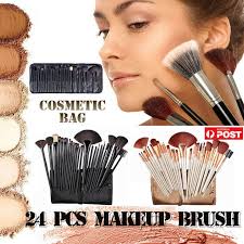 24 pcs professional makeup brush kit