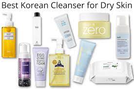 10 best korean cleansers for dry skin
