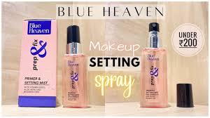 blue heaven makeup setting spray review
