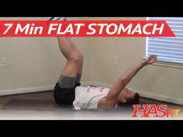 7 minute flat stomach workout hasfit