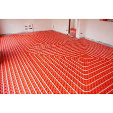 hydronic heating coil for underfloor
