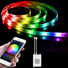 4pcs 5m rgb led strip lights colorful