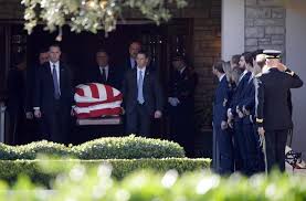 George laura jeb michelle barack and joe biden , hillary and bill all received the/a message. Here S What We Know About The Funeral Arrangements For George H W Bush National News Us News