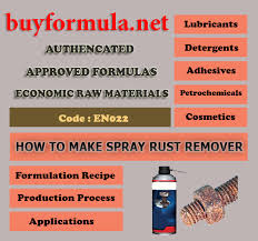 formula how to make spray rust remover