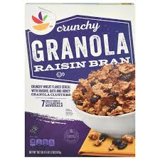 raisin bran cereal crunchy granola