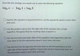 Equation Log6 10g6 4 Og6 8
