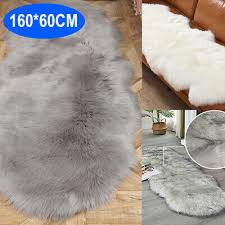 60x160cm faux fur sheepskin fluffy rug