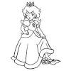 Coloringanddrawings.com provides you with the opportunity to color or print your princess peach drawing online for free. 1
