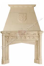 fireplace mantels design in limestone