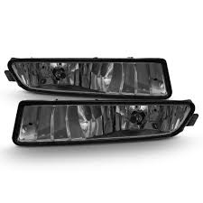 Acanii For 2002 2003 Acura Tl Smoked Lens Bumper Driving Lamps Fog Lights Assembly W Bulbs Replacement Left Right
