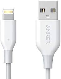 Amazon Com Iphone Charger Anker Powerline Lightning Cable 3ft Apple Mfi Certified High Speed Charging Cord Durable For Iphone Xs Xs Max Xr X 8 8 Plus 7 7 Plus And More White