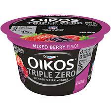 oikos triple zero greek yogurt mixed