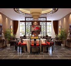 spacious modern chinese style dining