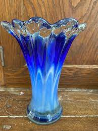vintage murano glass vase australia