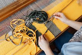best materials used for weaving area rugs