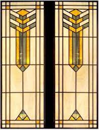 Art Deco Frank Lloyd Wright Stained