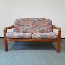 solid teak danish sofa by komfort
