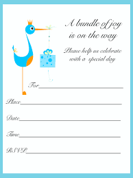 printable baby shower invitation for