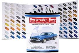 Oils Fluids 144 Restoration Shop Color Chart Auto Car