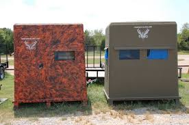 A deer stand or tree stand is an open or closed platform used by hunters. Quick Look Dixie Deer Blinds Alloutdoor Com