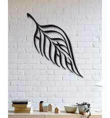 leaf design ic metal wall art home