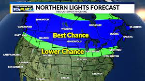 chance of seeing northern lights