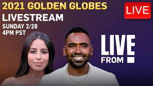 live from e stream 2021 golden globes