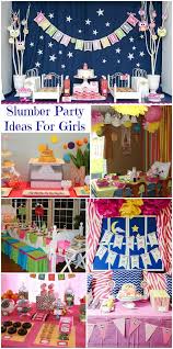 slumber party ideas for girls