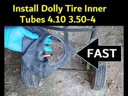 Install Dolly Tire Inner Tubes