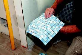 A glass tile backsplash in your kitchen or bathroom announces itself with shimmering light and rich colors. Installing Glass Tile With Mesh Backing Jlc Online