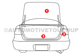 Chevrolet Paint Code Locations Touch Up Paint