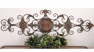 Wrought Iron Wall Grille Art Plaque