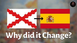 The spanish army carried a white or yellow flag with the cross of burgundy at the centre. What Happened To The Old Spanish Flag Youtube