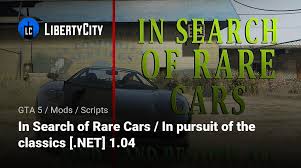 in search of rare cars in
