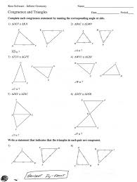 Since these ratios are all the same, this is a similar triangle. Similar And Congruent Triangles Pdf Similar And Congruent Triangles Worksheets Teaching Resources Tpt Iii Aas Property The Two Angles And A Side Of One Triangle Are Equal To The Two