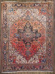 heriz carpet with elaborate design