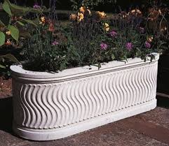roman trough stone planter gardensite