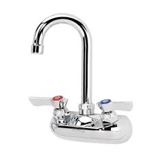400l 4 in wall mount sink faucet w