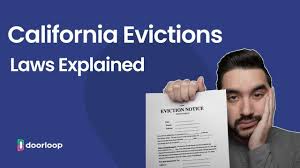 eviction process in california laws