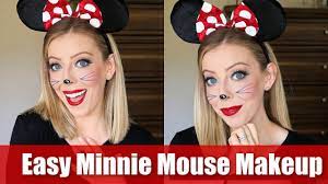 minnie mouse makeup halloween tutorial