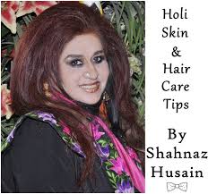 holi skin hair care tips by shahnaz