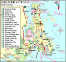 Map of Golf Courses in Greater Victoria – Vancouver Island News ...