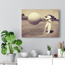 Golf Wall Art Piece Vintage Golf Photo