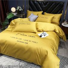 embroidered solid color bed sheets