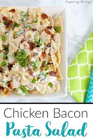 en bacon ranch pasta salad recipe