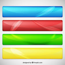 variety of web banners free vector
