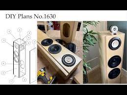 diy speaker build plan set no 1630