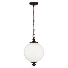 feiss american oil rubbed bronze and frosted globe ceiling pendant lig hanging pendant lights